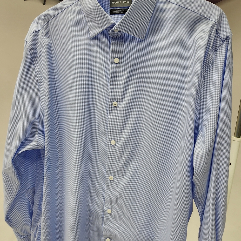 Michael Kors Sky Blue Men's Dress Shirt